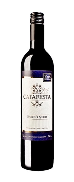 Vinho Tinto Nacional Catafesta Bordo Seco 750ml
