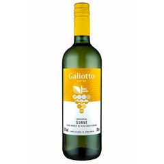 Vinho Branco Nacional Galiotto Suave 750ml