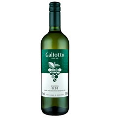 Vinho Branco Nacional Galiotto Seco 750ml