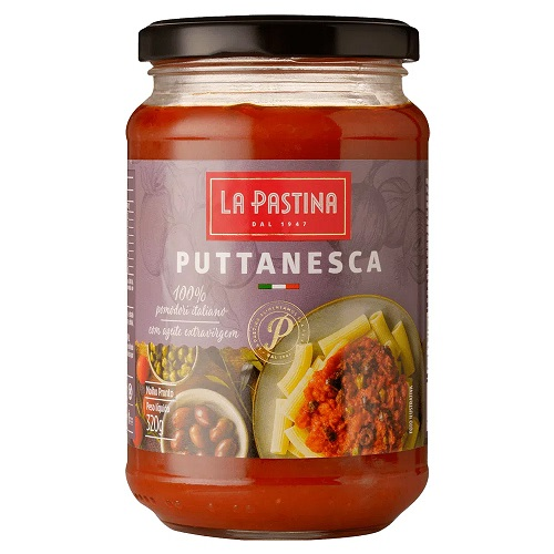 Molho De Tomate Italiano La Pastina Alla Puttanesca 320g