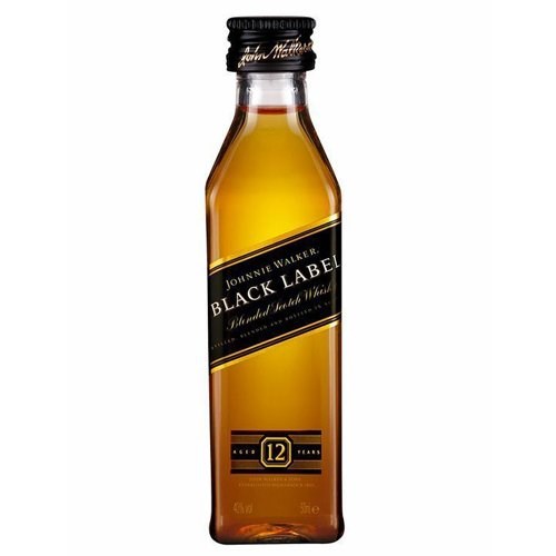 Whisky Escocês Johnnie Walker Black Label 12 Anos 50ml