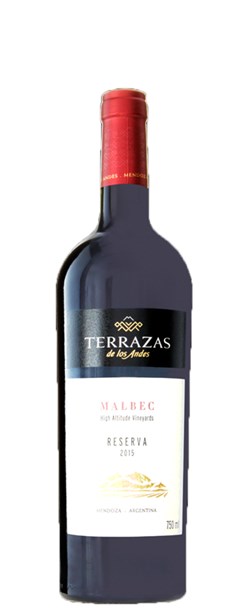 Vinho Tinto Argentino Terrazas Reserva Malbec 375ml