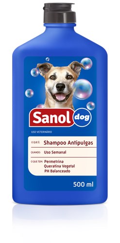 Shampoo Sanol Dog Antipulgas 500ml
