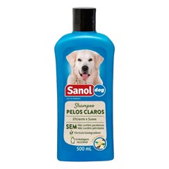 Shampoo Sanol Dog Tonalizante Pelos Claros - 500ml