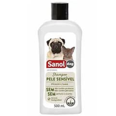 Shampoo Hipoalergênico Sanol Dog Pele Sensível 500ml