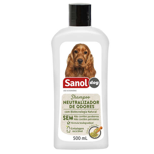 Shampoo Neutralizador De Odores Sanol Dog 500ml