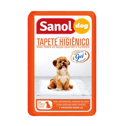 Tapete Higiênico Sanol Dog Com 7 Un