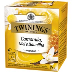 Chá Inglês Twinings Camomila Baunilha E Mel Com 10 Sachês 15g 