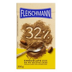 Chocolate Em Pó Fleischmann Solúvel 32% Cacau 200g