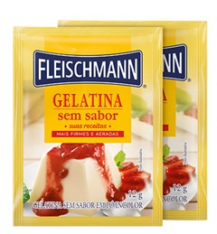 Gelatina Sem Sabor Fleischmann 2x12g