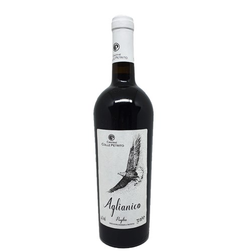 Vinho Tinto Italiano Colle Petrito Aglianico Puglia 750ml