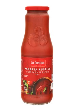 Molho De Tomate Italiano La Pastina Passata Di Pomodori Rustica Com Manjericão 680g
