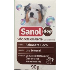 Sabonete Barra Sanol Dog Coco 90g