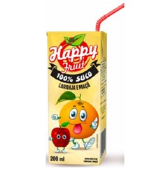 Suco De Laranja E Maçã Happy Fruit 200ml
