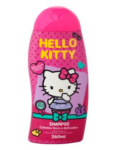 Shampoo Cabelos Lisos E Delicados Hello Kitty 260ml