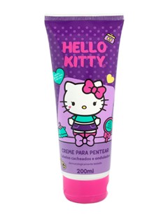 Creme De Pentear Cabelos Cacheados Hello Kitty 200ml
