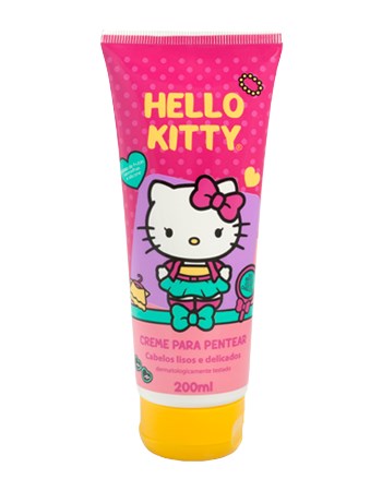 Creme De Pentear Cabelos Lisos E Delicados Hello Kitty 200ml