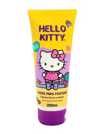 Creme De Pentear Cabelos Finos E Claros Hello Kitty 200ml