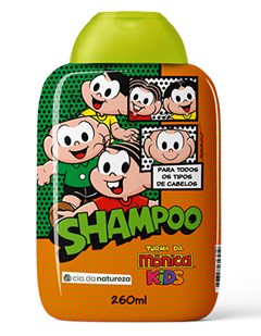Shampoo Todos Os Tipos De Cabelos Turma Da Monica 260ml
