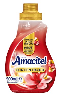 Amaciante Amacitel Super Concentrado Exotique 500ml