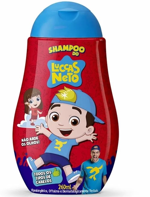 Shampoo Todos Os Tipos De Cabelos Luccas Neto 260ml