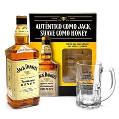Whisky Americano Jack Daniels Honey Com Caneca 1 L
