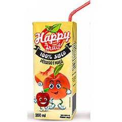 Suco Happy Fruit Pêssego E Maçã 200ml