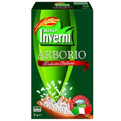 Arroz Arbório Italiano A Vácuo Para Risoto Riso Inverni Caixa 1kg