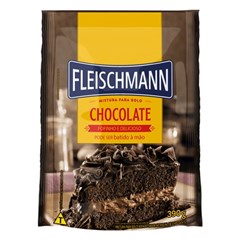 Mistura Para Bolo Chocolate Fleischmann 390g