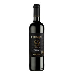 Vinho Tinto Chileno Gato Negro 9 Lives Reserva Carmenere 750ml