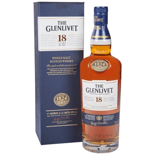 Whisky Escoces Glenlivet 18 Anos 750ml