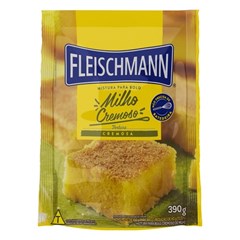 Mistura Para Bolo Fleischmann Milho Cremoso 390g
