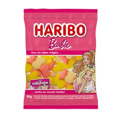 Bala Gelatina Haribo Barbie Milkshake 80g