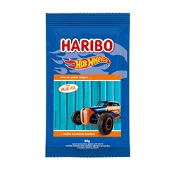 Bala Sticks Haribo Hot Wheels Blue Ice 80g