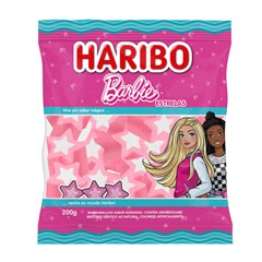 Marshmallows Haribo Barbie Morango Estrela 200g