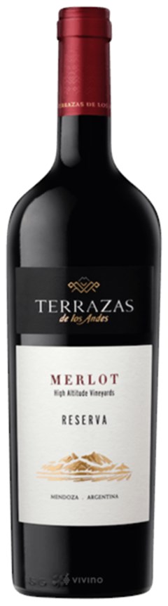 Vinho Tinto Argentino Terrazas Reserva Merlot 750ml