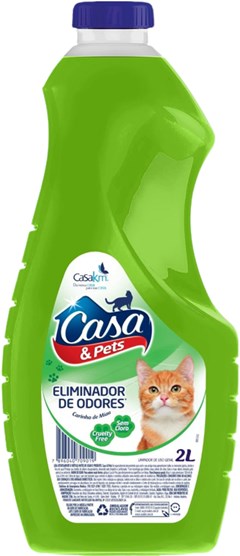 Casa & Pets Gatos Eliminador De Odores Carinho De Miau 2 L