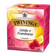 Cha Misto Limao Framboesa Twinings Com 12 Caixas 15g 