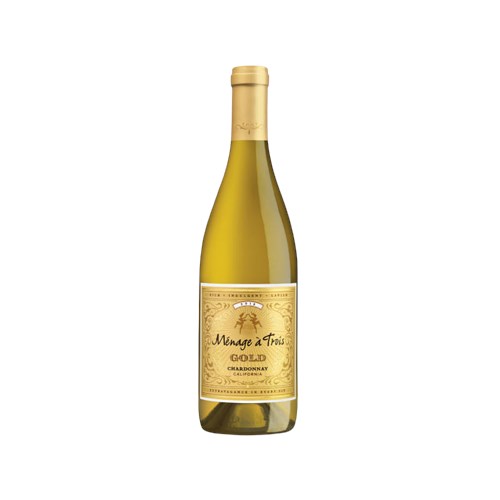 Vinho Branco Americano Ménage À Trois Gold Chardonnay 750ml