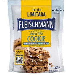Mistura Para Bolo Fleischmann Cookie 400g