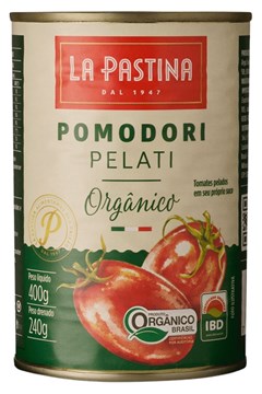 Tomate Italiano La Pastina Pomodori Pelati Orgânico 400gr