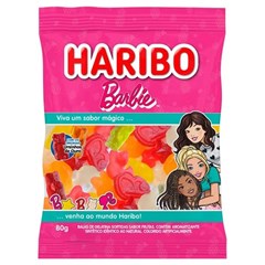 Bala Gelatina Haribo Barbie Fantasy 80g