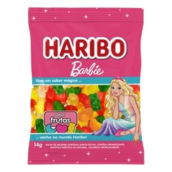 Bala Gelatina Haribo Mini Barbie 14g