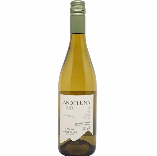 Vinho Branco Argentino Andeluna 1300 Chardonnay Ww 750ml