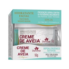 Hidratante Facial Creme De Aveia Hipoalergênico Davene 50g
