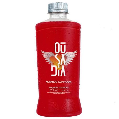 Vodka Nacional Ousadia Drink Morango 350ml
