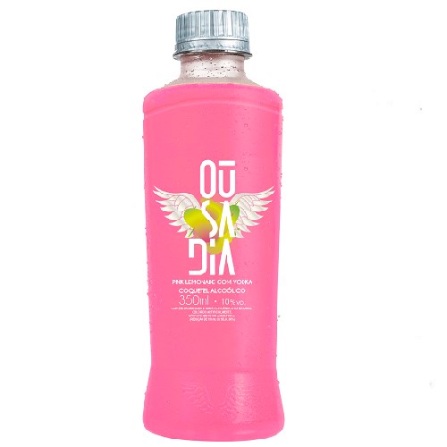 Vodka Nacional Ousadia Drink Pink Lemon 350ml