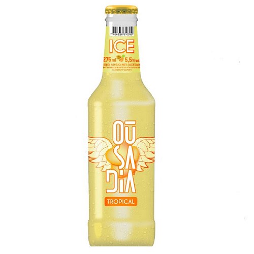 Vodka Nacional Ousadia Ice Tropical Vidro 275ml