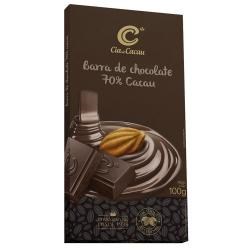 Barra De Chocolate 70% Cia Do Cacau 100g