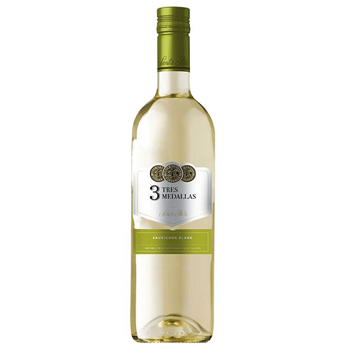 Vinho Chileno Branco Santa Rita 3 Medallas Sauvignon Blanc 750ml